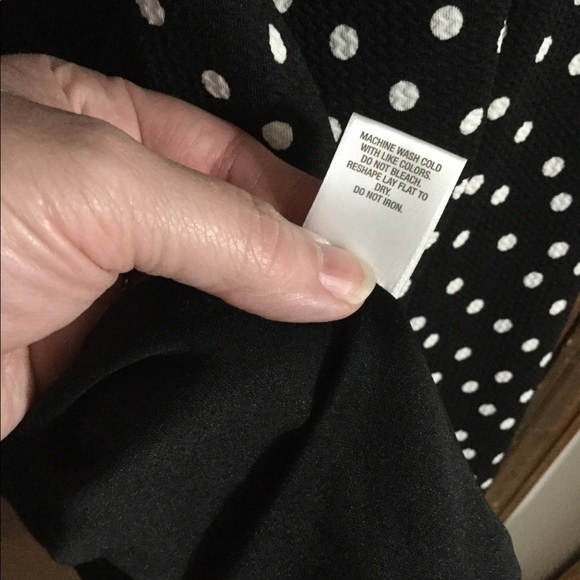 Black polka dot jacket - dress up or down NWT - Picture 6 of 7